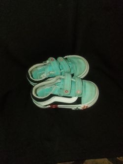 Baby girls Vans size 5 1/2