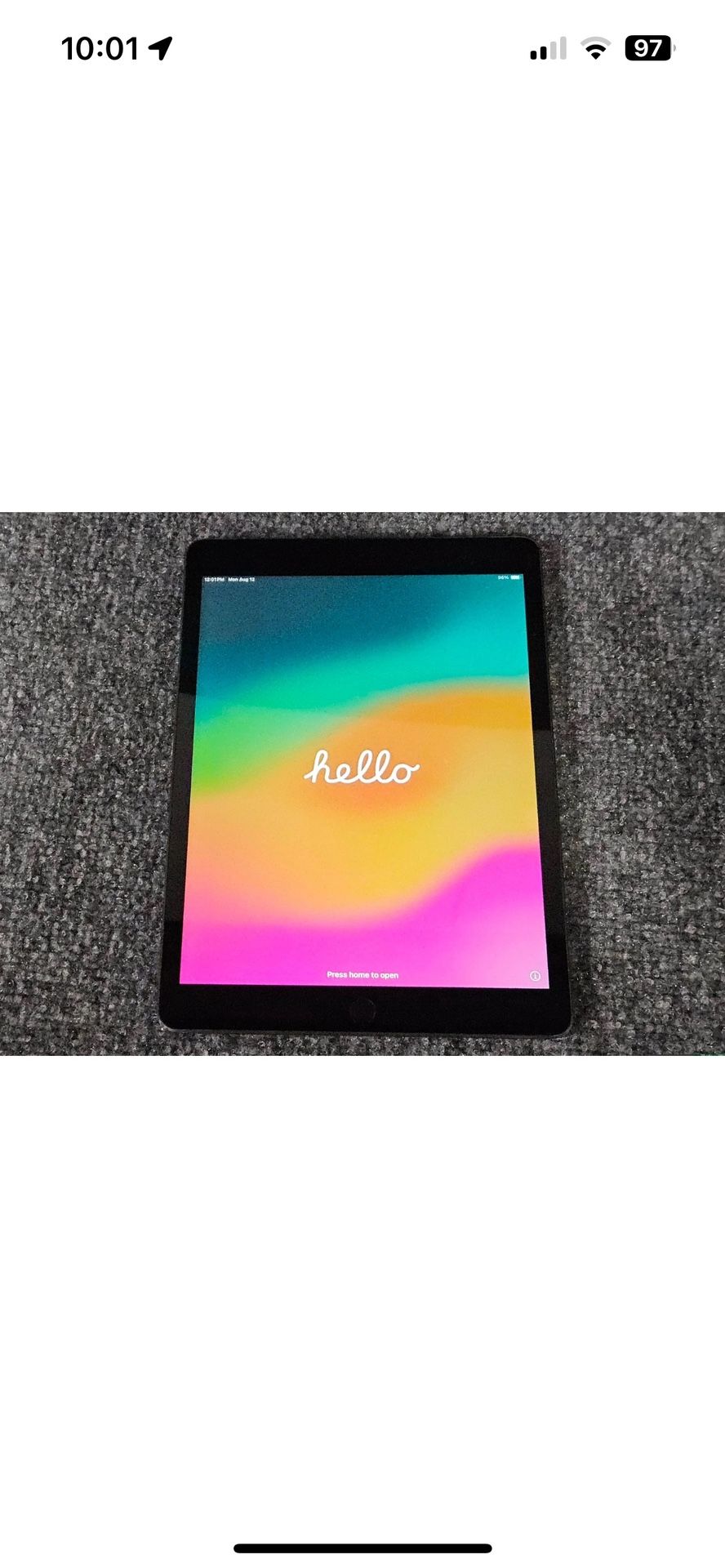 iPad 7th Gen 📶cellular📶 iPadOS 18