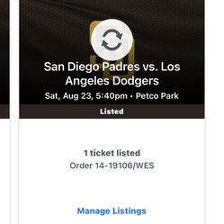 Padres Vs Dodgers 