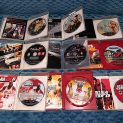 PS3 9 Game Collection + Laser Cleaner