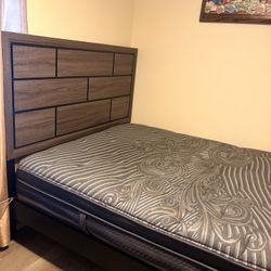Queen Bed With Mattress
