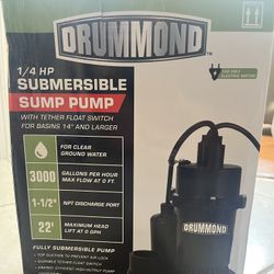 Drummond Submersible Sump Pump