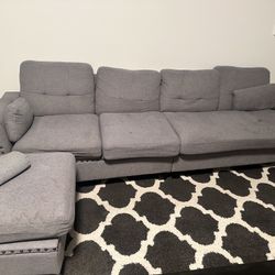 Couch With Ottoman 