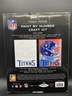 Tennessee Titans Logo Paint By Numbers - PBN Canvas