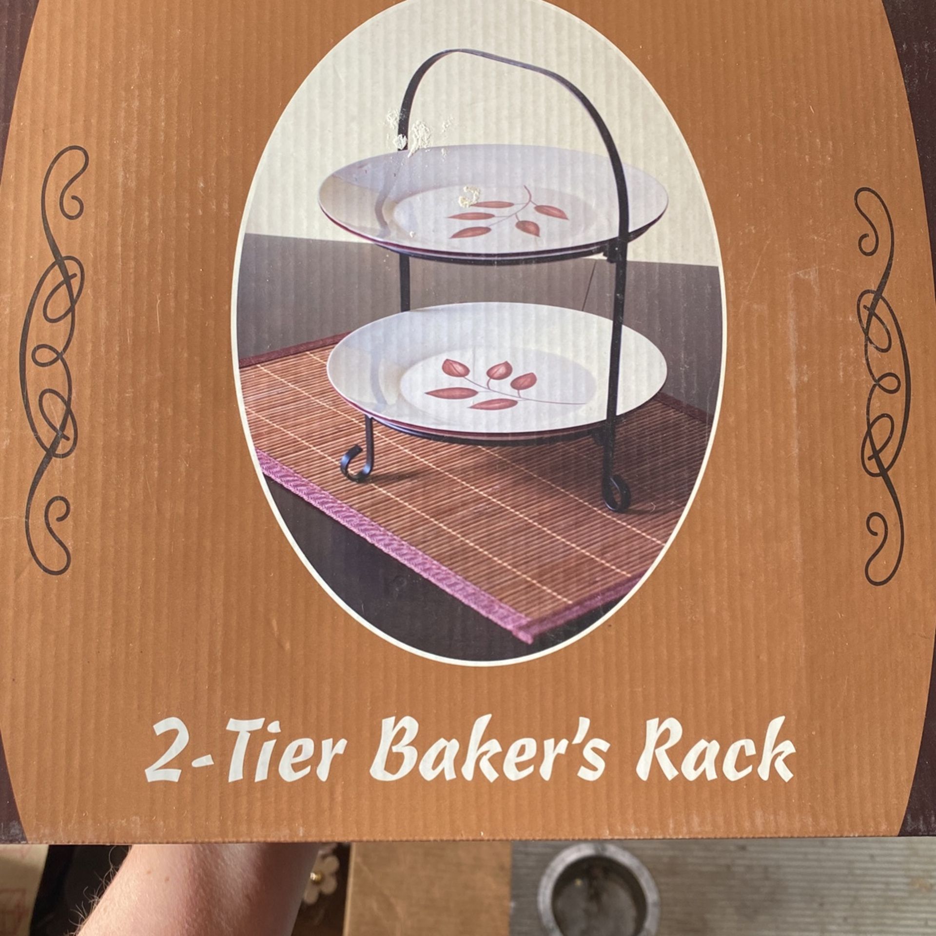2 Tier Bakers Rack