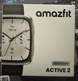 Amazfit Active 2 Premium Smart Watch (Square) , 10 Day Battery, Sapphire Glass