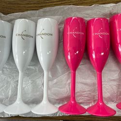 Chandon Acrylic Champagne Flutes 