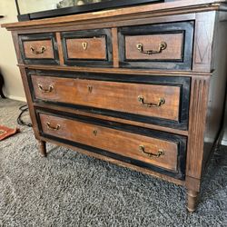 large heavy duty vintage antique dresser/vanity (read description!!)