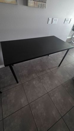 Black Ikea Linnmon office table /desk
