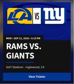 Rams Vs Giants