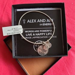 Alex And Ani Bracelet "Live A Happy Life"