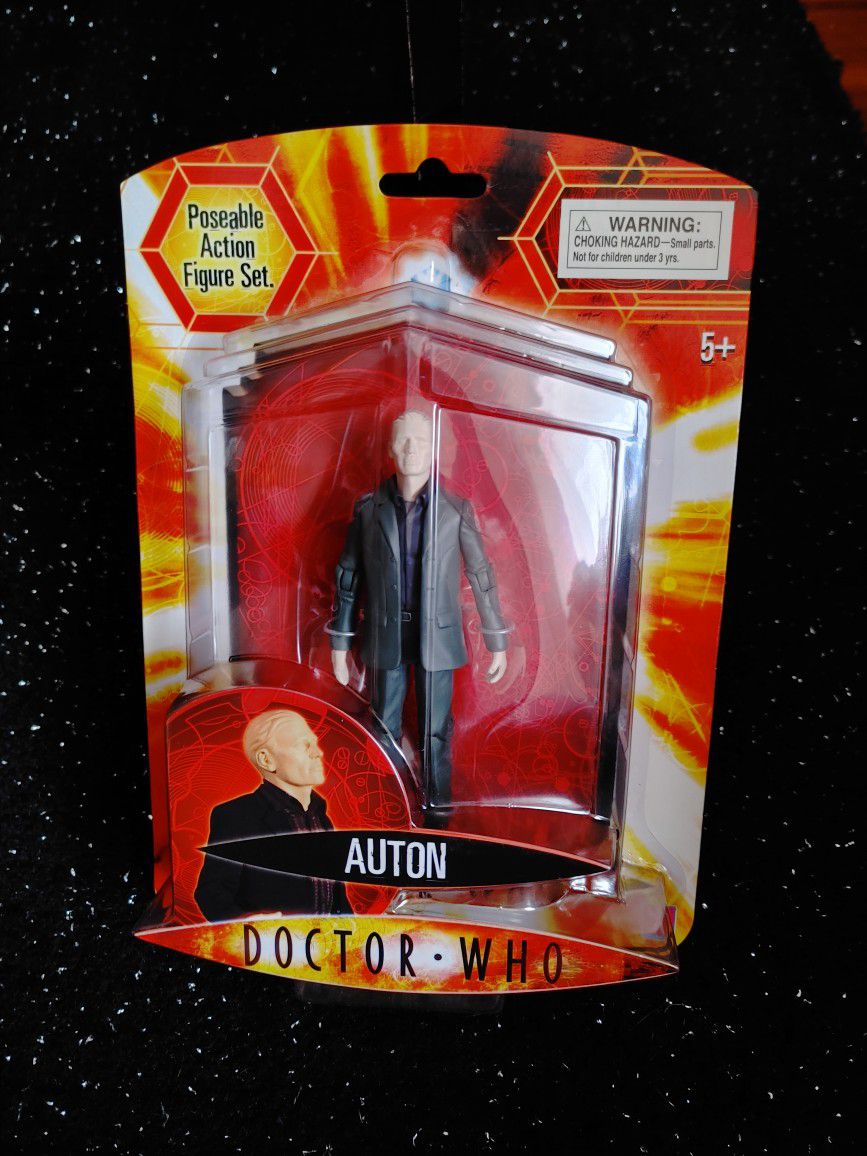 Doctor Who Auton Grey Suit Action Figure