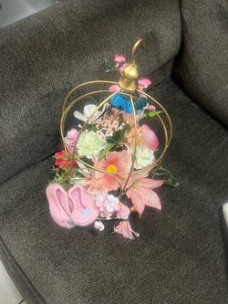Crochet hummingbird and lil flats