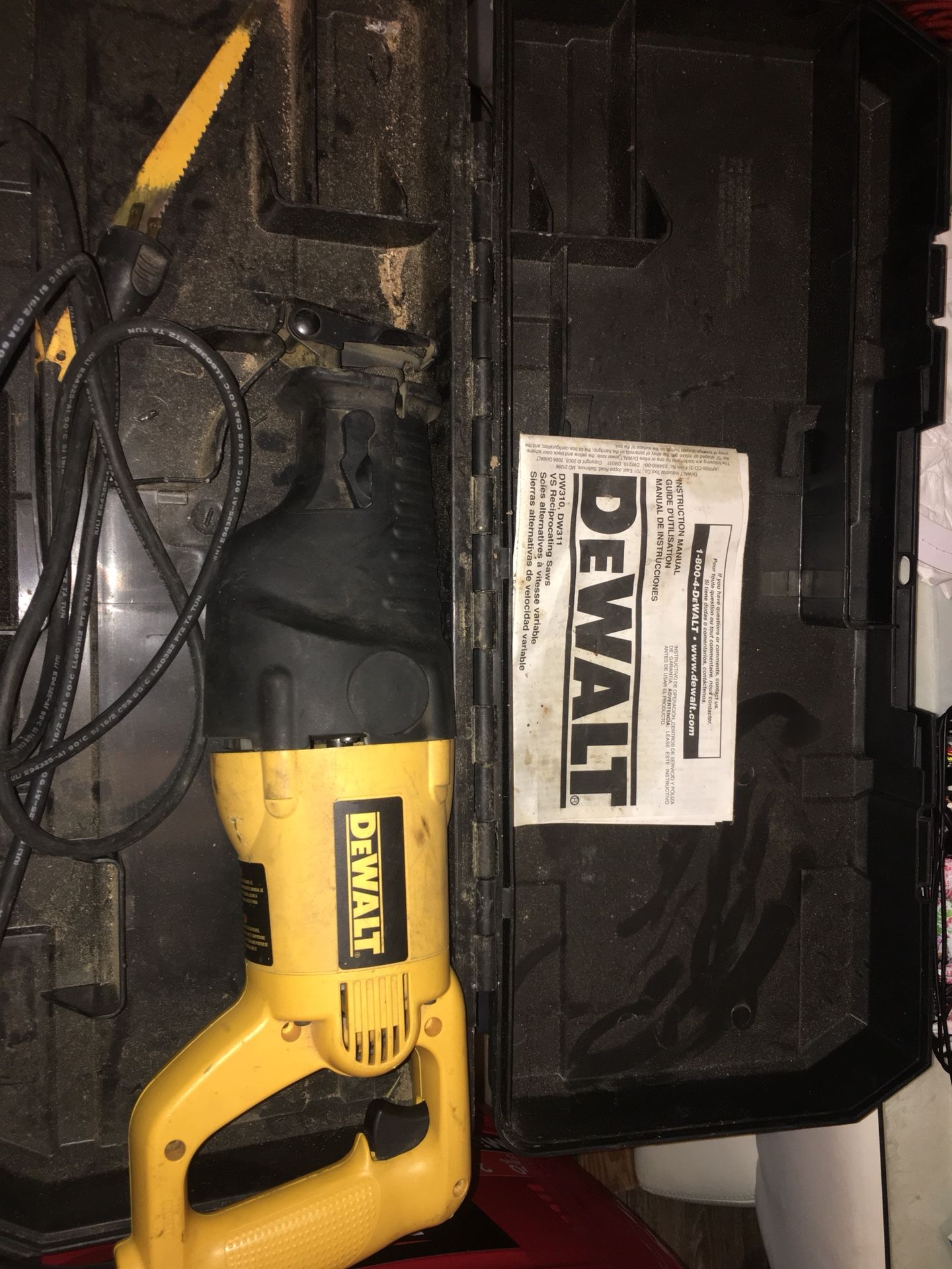Dewalt dw310 2024 reciprocating saw