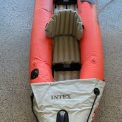 Inflatable Kayak 12.7 ' Longer W/Allaccesories Like New Condition   