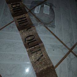 Birthday Queen Sash And Crown