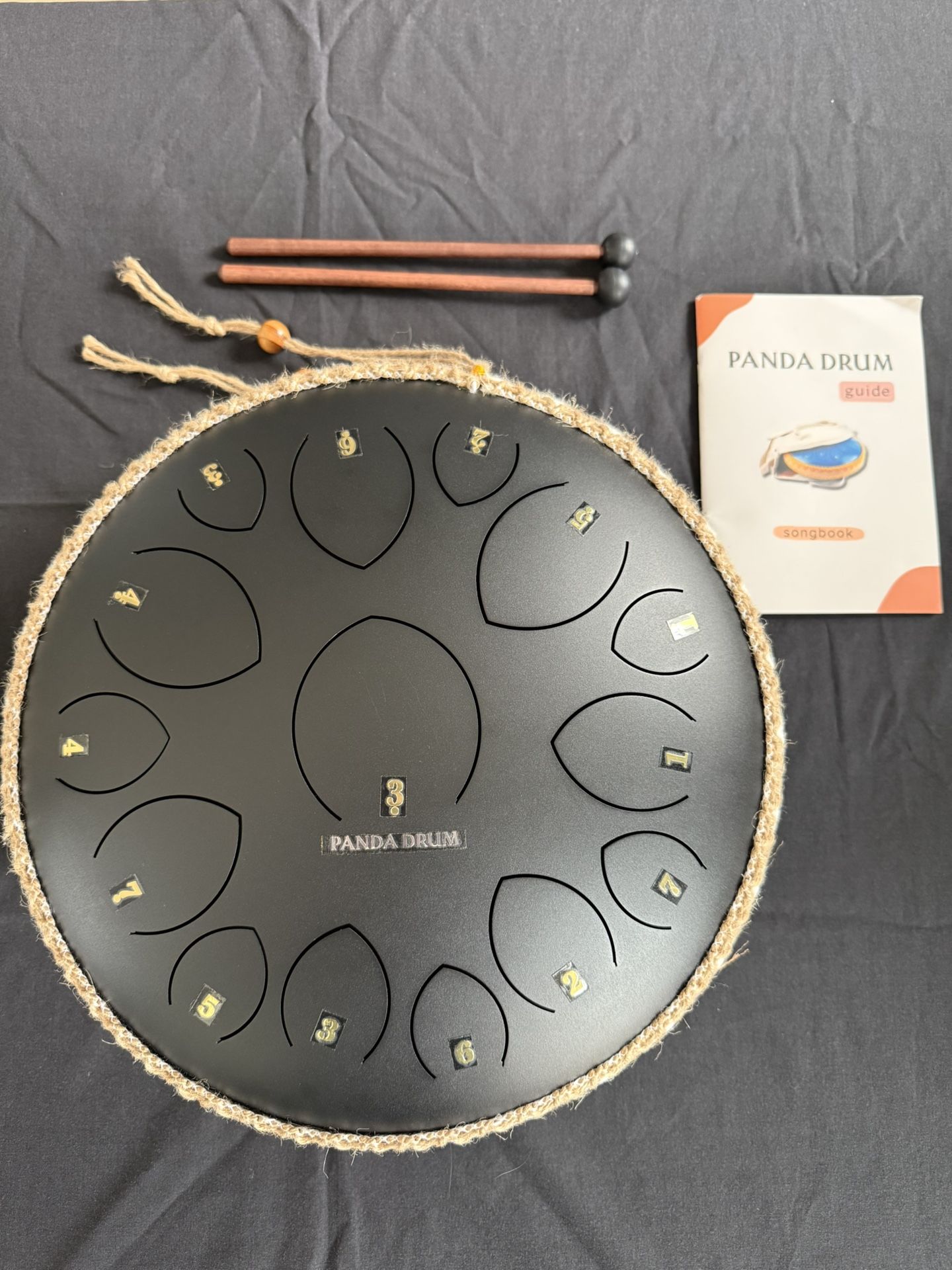 Authentic Panda Drum Pro 15” Steel Tongue Drum