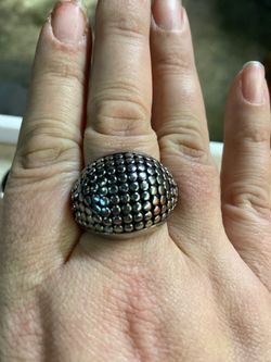 Stainless steel Sz 10 ring