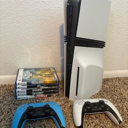 PS5 Pro 2TB Bundle With Disc Drive, 2 Controllers, 5 Games 