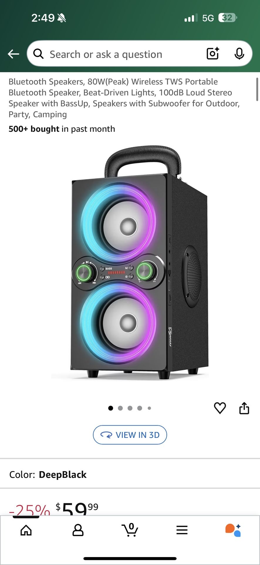 TPyess Bluetooth Speaker 