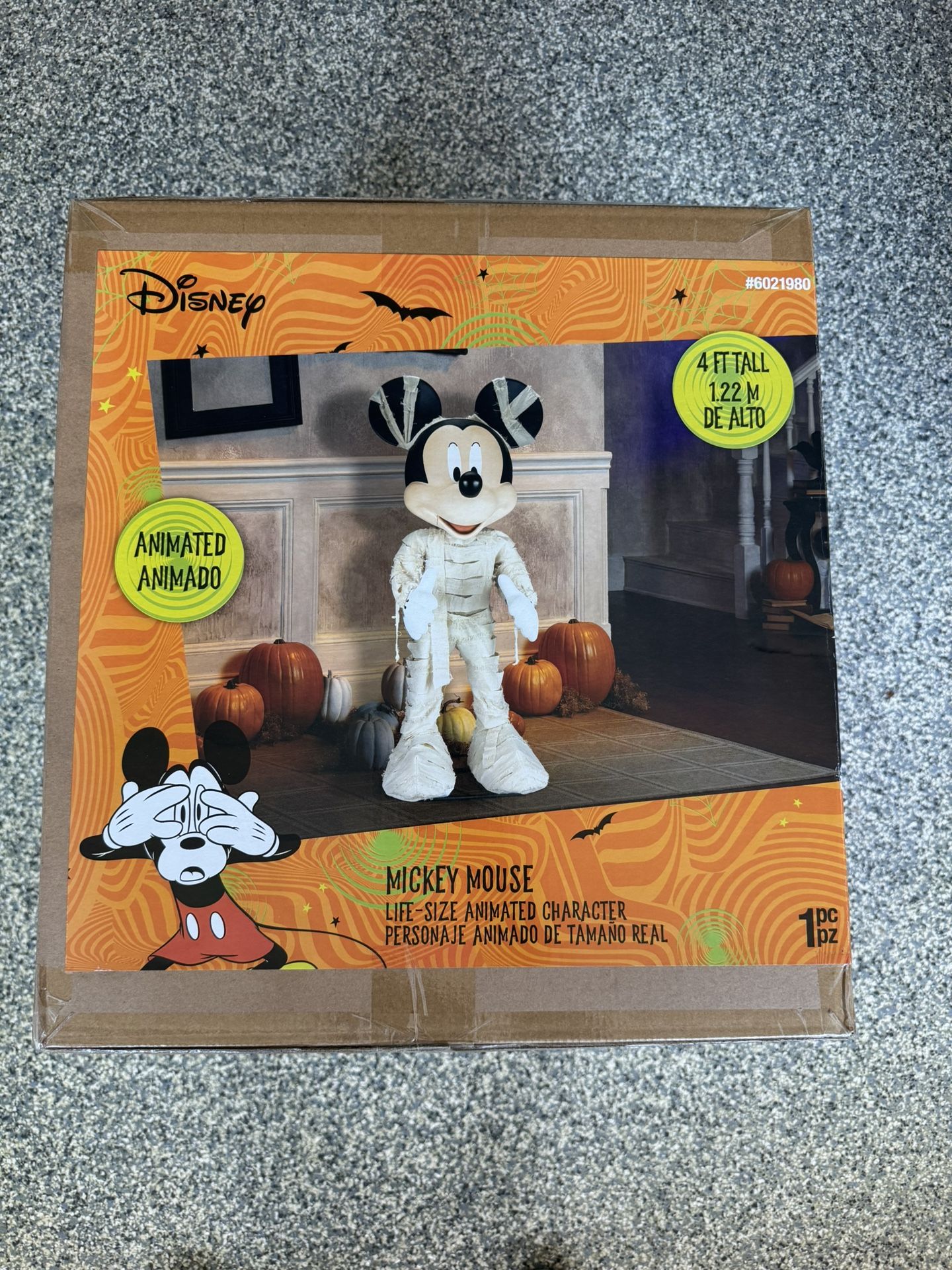 Animated 4' Disney Mickey Mouse Mummy Animatronic Halloween Lowe’s SOLD OUT!!!