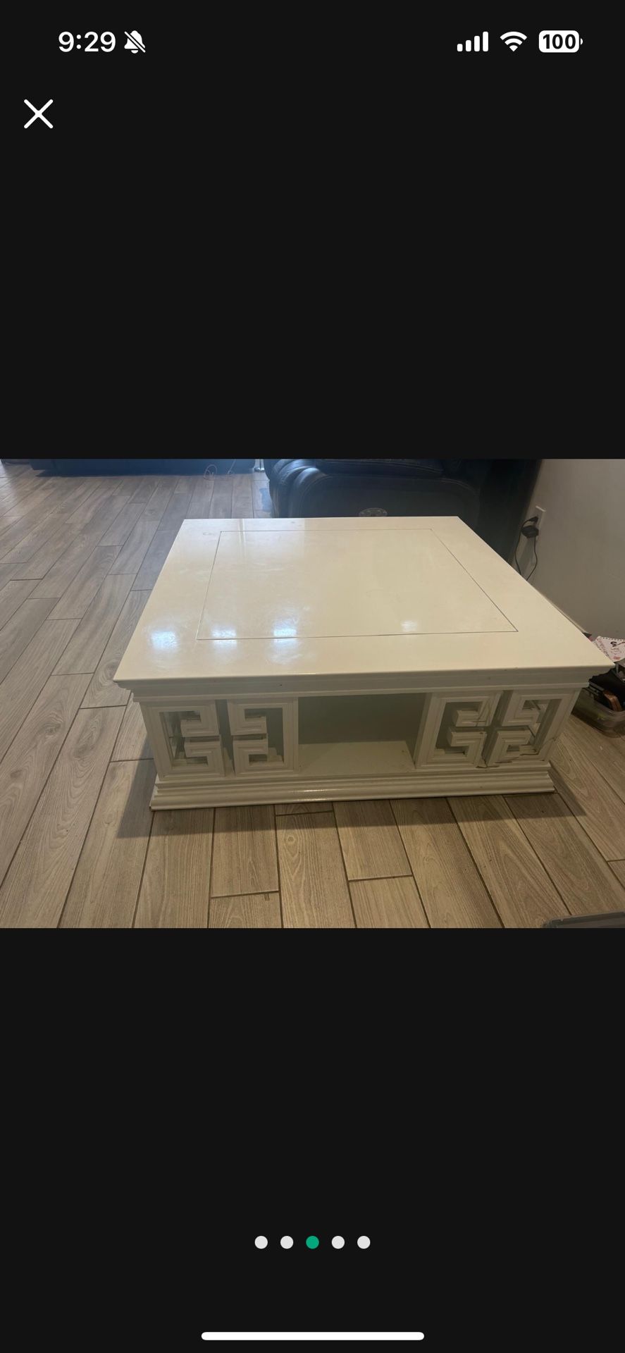 Jonathan Adler wooden coffee table