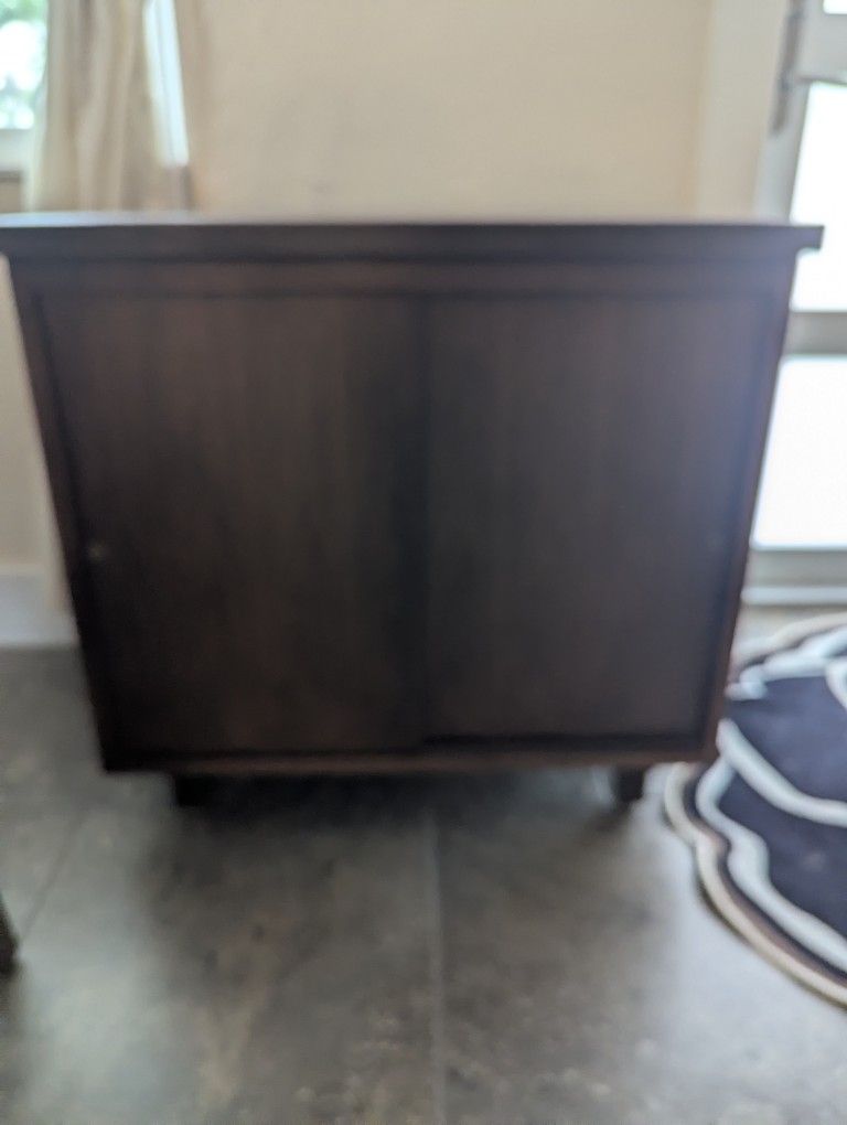 2-Sliding Doors Storage Cabinet