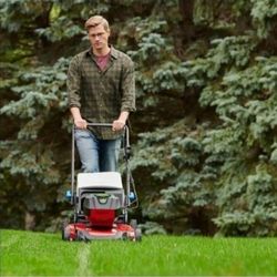 BATTERY WALK BEHIND PUSH LAWN MOWER (NO BATTERY)