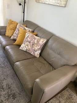 Leather Sofa 