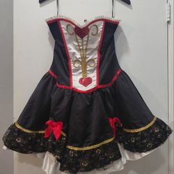 Women's Queen Of Hearts Halloween Costume  Size M