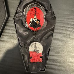 Haunted Mansion Holiday 2002 Nightmare Before Christmas Mayor Ornament And Pin Set In Coffin Box Limited Edition 750