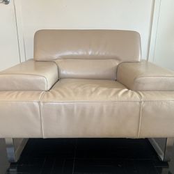 Italian Leather Armchair