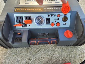 BLACK+DECKER PPRH5B Professional Portable Power Station with 120 PSI Air  Compressor for Sale in Vancouver, WA - OfferUp