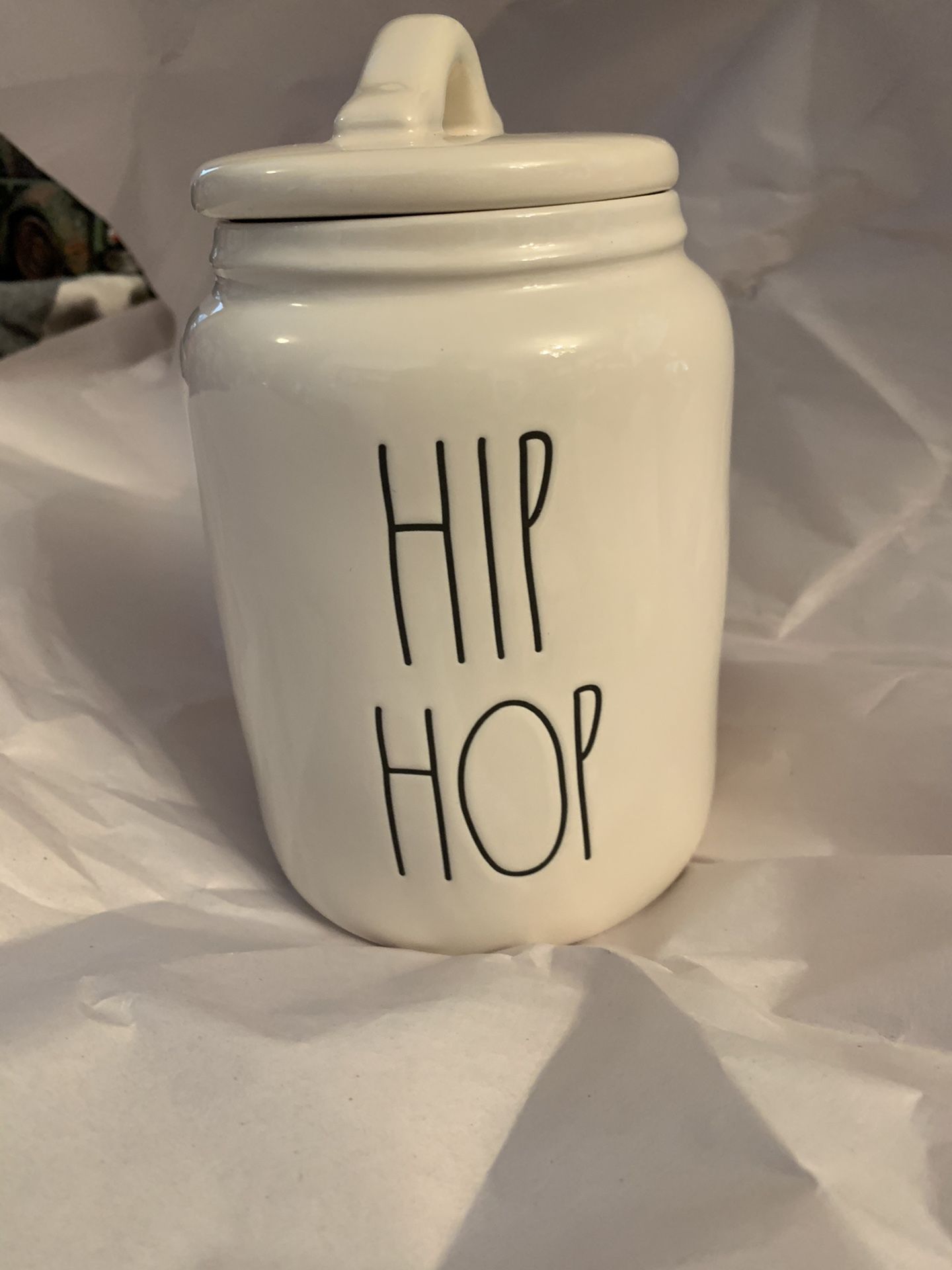 Rae Dunn hip hop baby canister