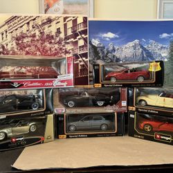 1:18 Scale Diecast Cars. New Unopened. 