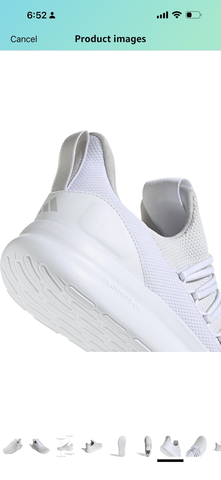 adidas Men's Lite Racer Adapt 9.0 size Shoes