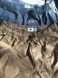 Grey & Kaki joggers (old Navy)
