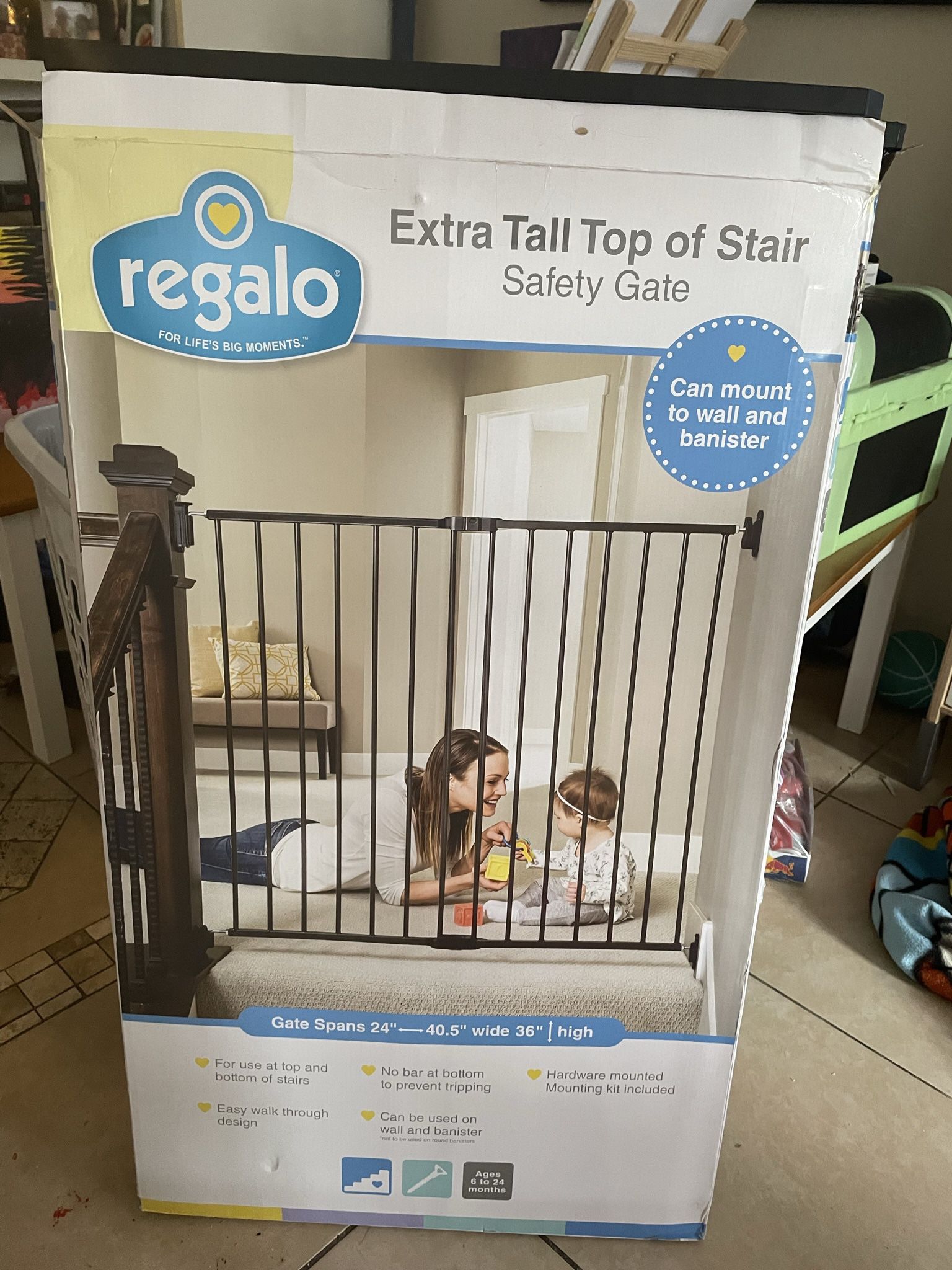 Pressure Mounted Baby Gate