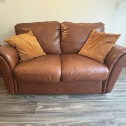 Leather Couch/Loveseat