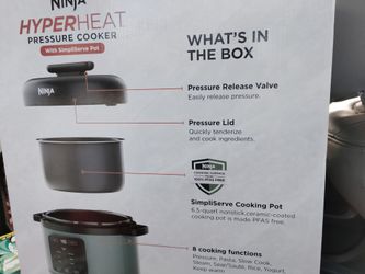 Ninja HyperHeat Pressure Cooker with SimpliServe Pot