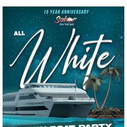 All White Boat Party San Diego 