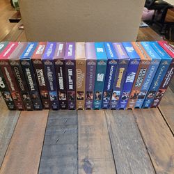 James Bond VHS Movie Collection 18 Tapes