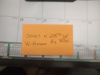 Yard Sale.        Nov 15 7:00 A.M. To 2:00 P.M. Whitman Arizona