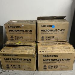 (New) Samsung Microwaves, Silver, Black, Bespoke Blue & Smart Microwaves.