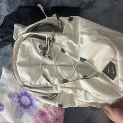 North Face White Backpack 