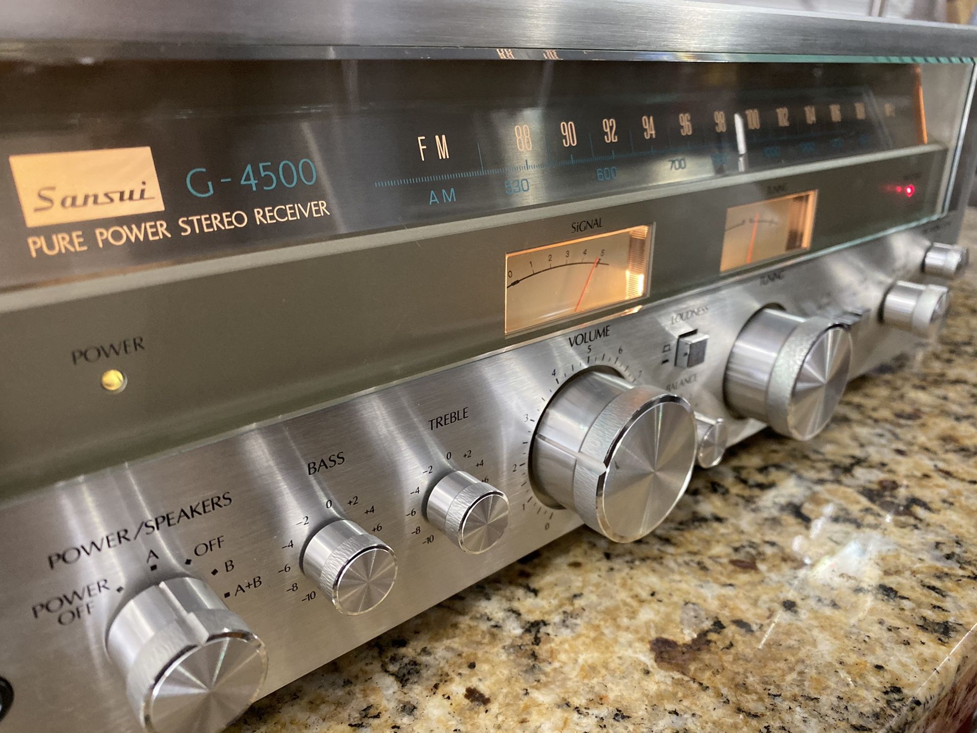 SANSUI G-4500 Pure Power Stereo Receiver