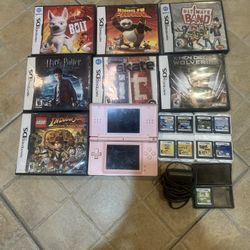 Pink Nintendo Ds Light & Games