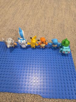 Lego Pokémon minifigures.