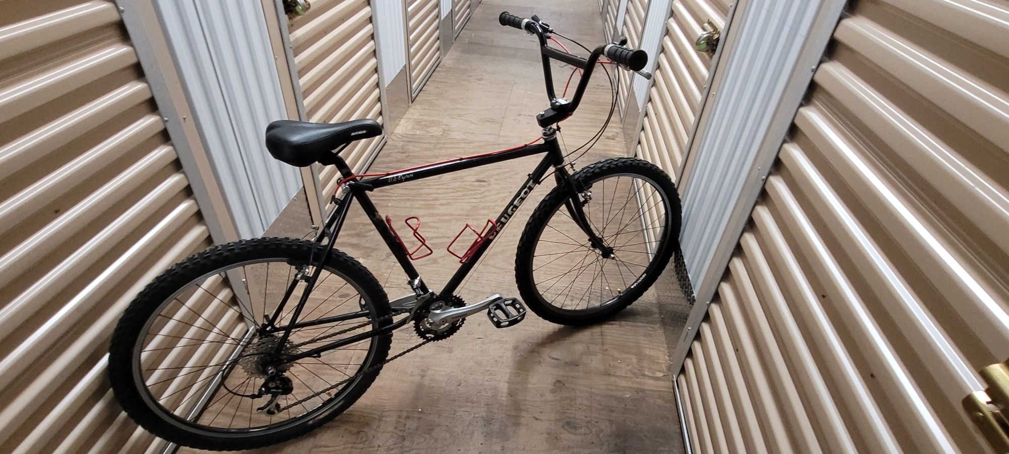 19" Peugeot Custom Black Mountain Bike