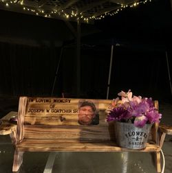 Custom garden benches